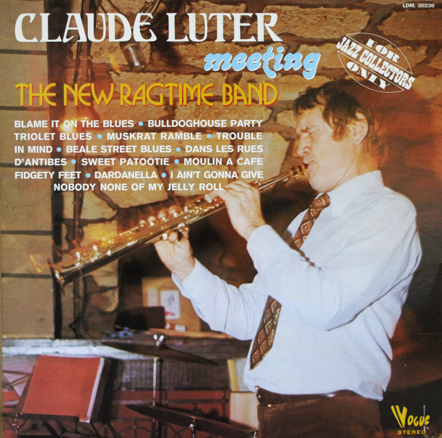 Buy vinyl artist% Claude Luter meeting The New Ragtime Band for sale